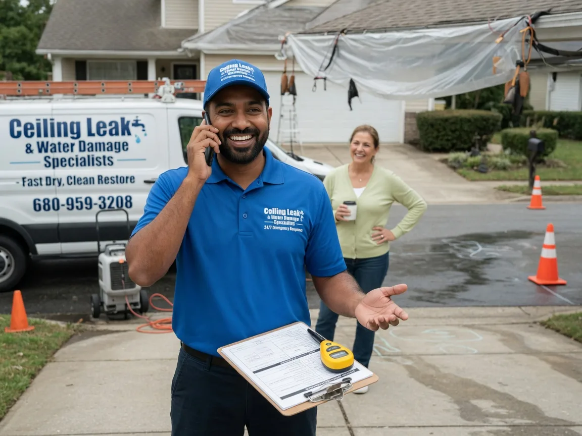 Ceiling Leak Cleanup Gates, OR FAQs